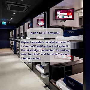 カプセルホテル Kepler Club Kuala Lumpur Airport - Klia T1 Landside, Public Area, セパン